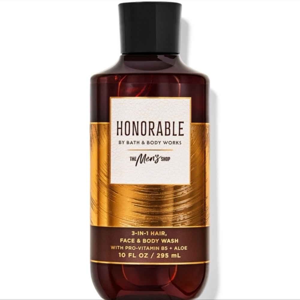 Bath & Body Works Men's Honorable 3-in-1 Hair, Face, & Body Wash 10oz NEW RARE